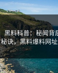 【速报】黑料科普：秘闻背后5条亲测有效秘诀，黑料爆料网址更新