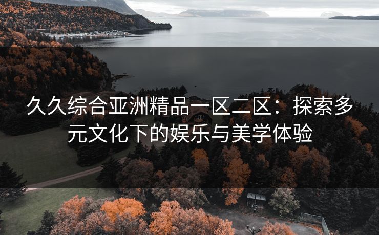 久久综合亚洲精品一区二区：探索多元文化下的娱乐与美学体验
